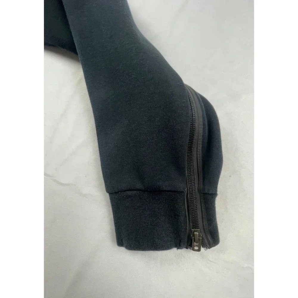 Nike Tech Fleece Joggers Mens Black Tapered Sweatpants Side Zip Pocket Pinhole